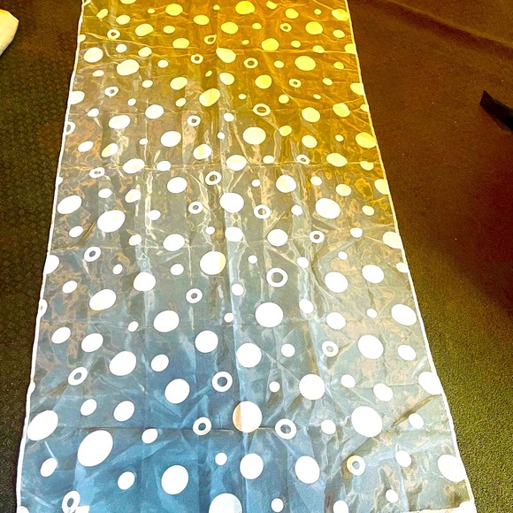 ❗️SALE❗️NWOT Sheer polka dot full length window panels - Picture 3 of 4